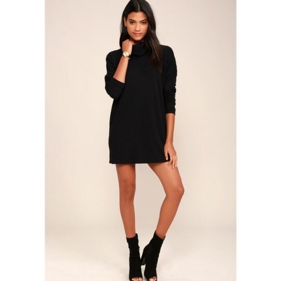 Lulus Turtleneck Knit Tunic Dress XS - Picture 2 of 6